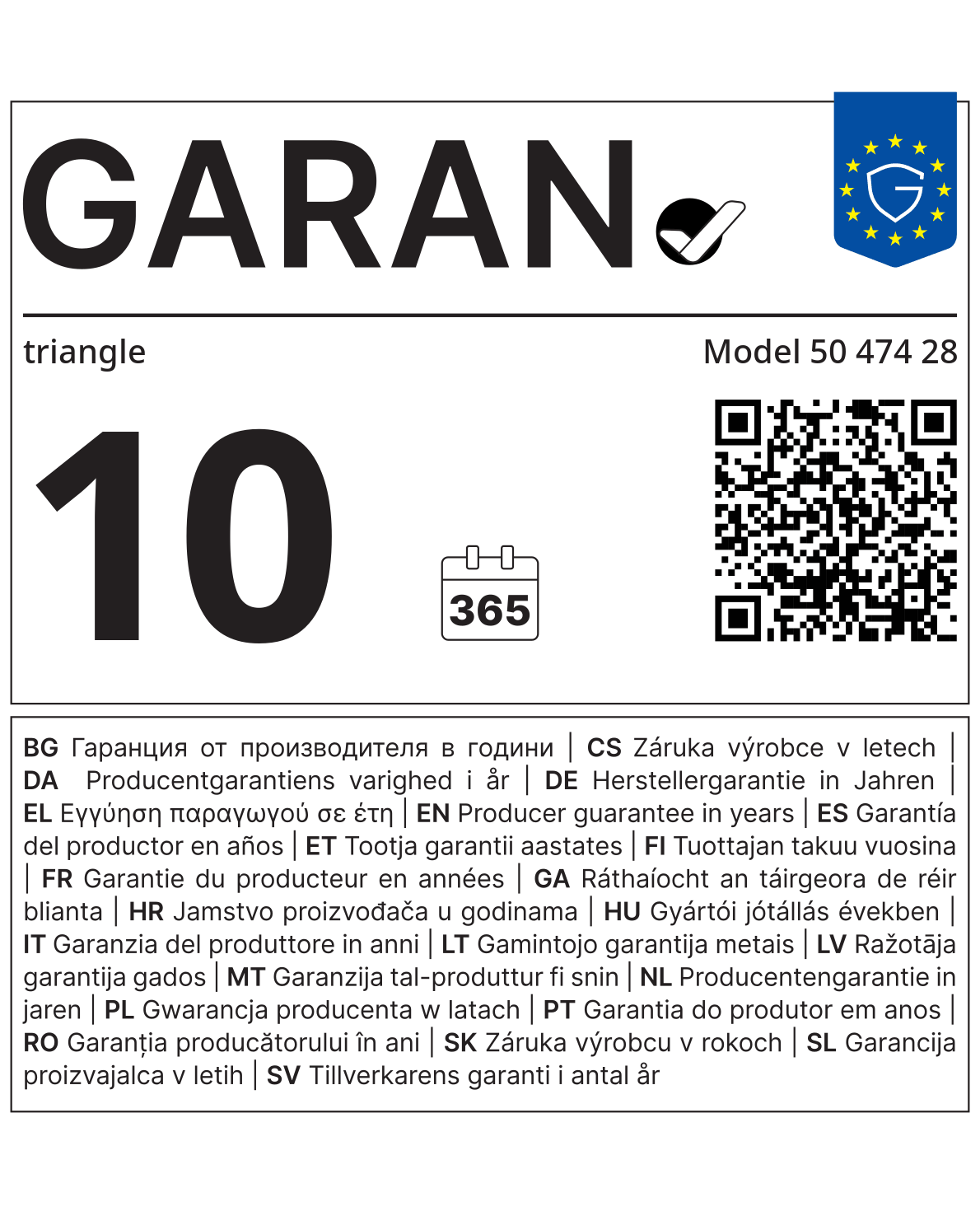 Garantielabel