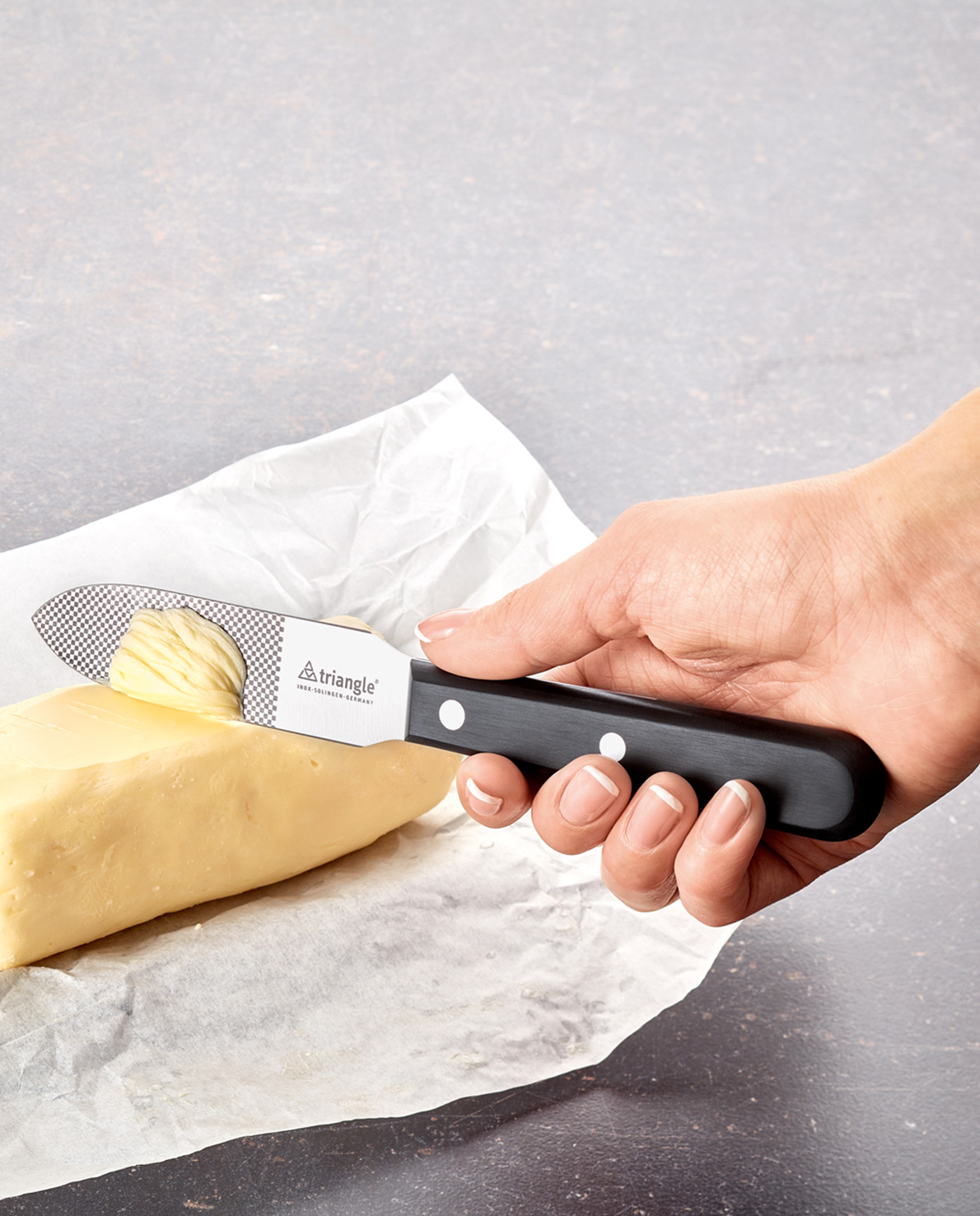 30 179 10 00_3017910_i01_web.jpg Aufstrichmesser 10 cm, mit Gitterätzung