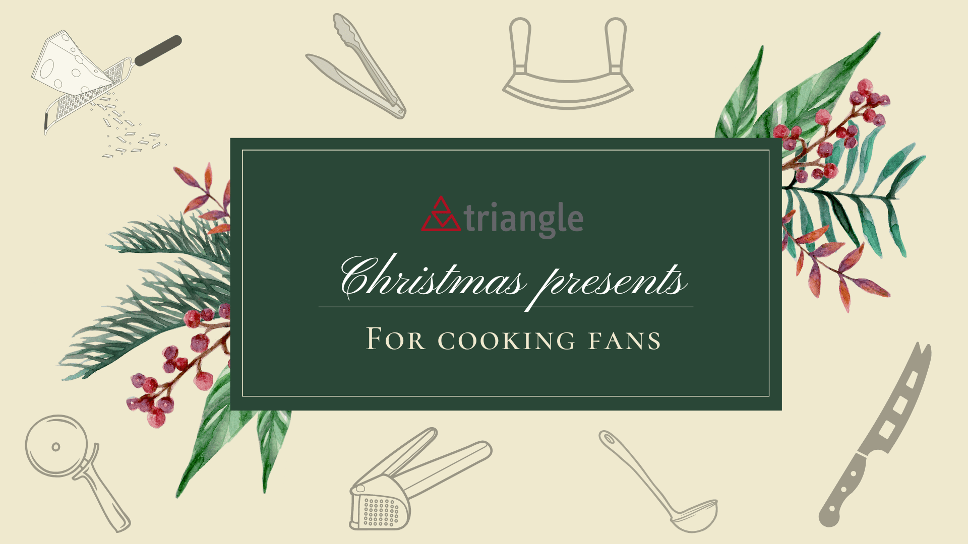 Christmas presents for professional and hobby chefs
