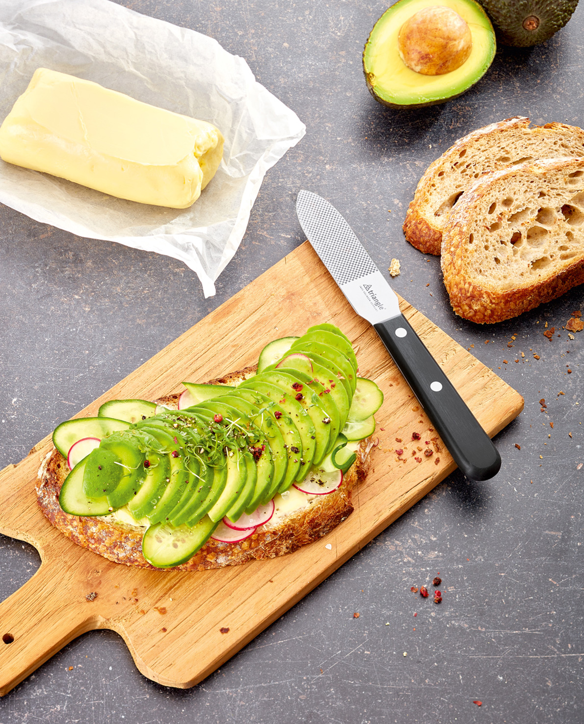 30 179 10 00_3017910_i03_web.jpg Aufstrichmesser 10 cm, mit Gitterätzung