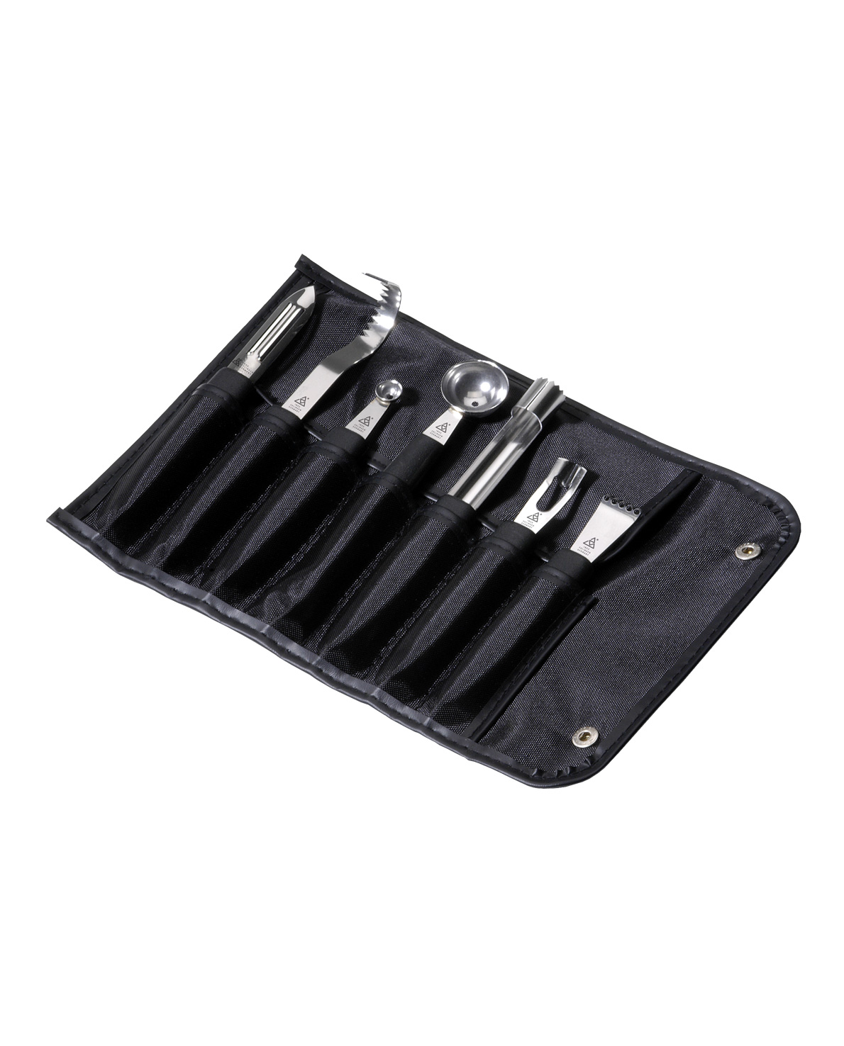 Rolltasche triangle leer, für 7 Teile, schwarz