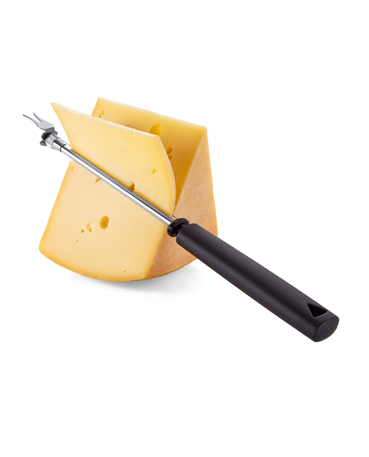 Käseschneider mit Draht Drahtkäseschenider triangle Made in Germany Solingen Kunststoff Spirit