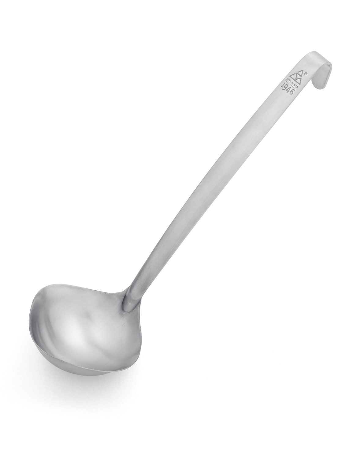 Soup Ladle triangle series 1946 made of 18/10 stainless steel. Drip free.