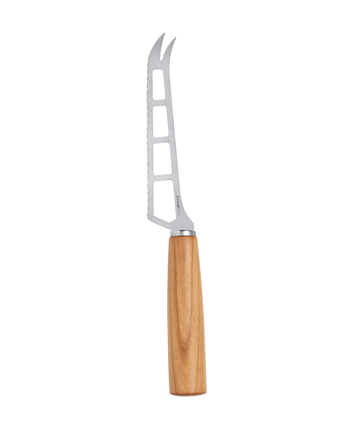triangle cheese knife Mood with cherry wood handle