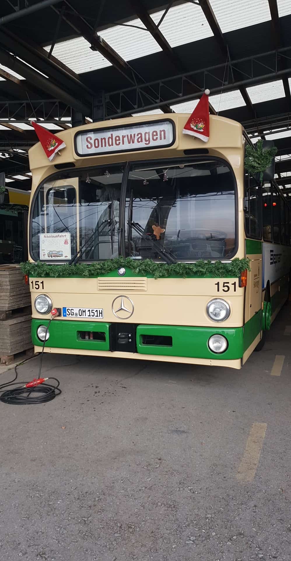 Nikolausfahrt trolleybus